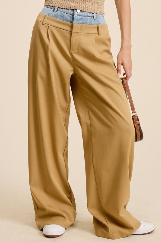 Taupe Billie Trousers - STYLED BY ALX COUTUREPANTS