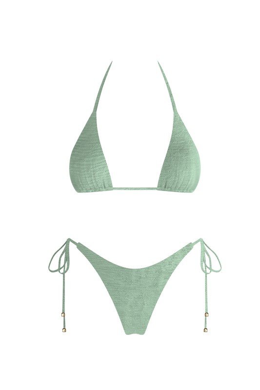 Tea Green Endless Summer Bikini Set - STYLED BY ALX COUTURESWIMWEAR