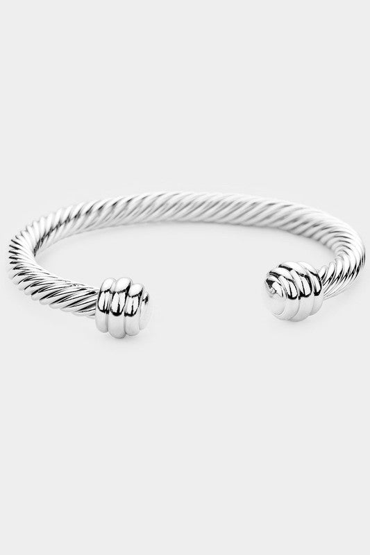 Thick Cuff Twisted Bracelet - STYLED BY ALX COUTUREBRACELET