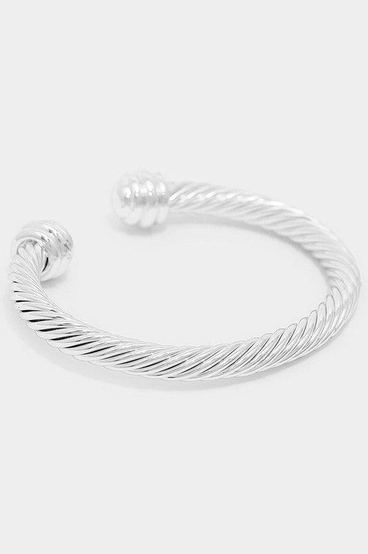 Thick Cuff Twisted Bracelet - STYLED BY ALX COUTUREBRACELET