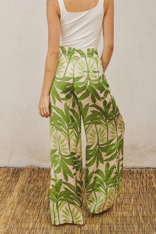 Tropical Breeze Wide Leg Pant - STYLED BY ALX COUTUREPANTS