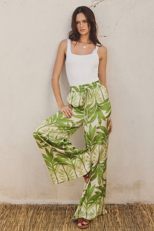 Tropical Breeze Wide Leg Pant - STYLED BY ALX COUTUREPANTS