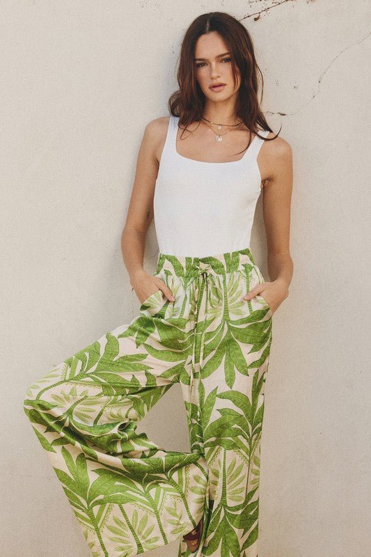 Tropical Breeze Wide Leg Pant - STYLED BY ALX COUTUREPANTS