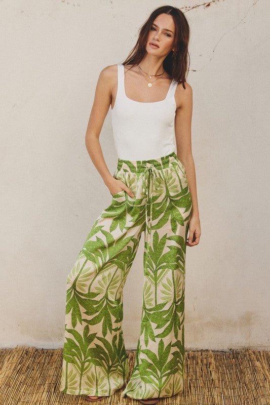 Tropical Breeze Wide Leg Pant - STYLED BY ALX COUTUREPANTS