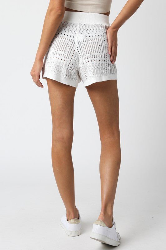 White Bonnie Shorts - STYLED BY ALX COUTURESHORTS