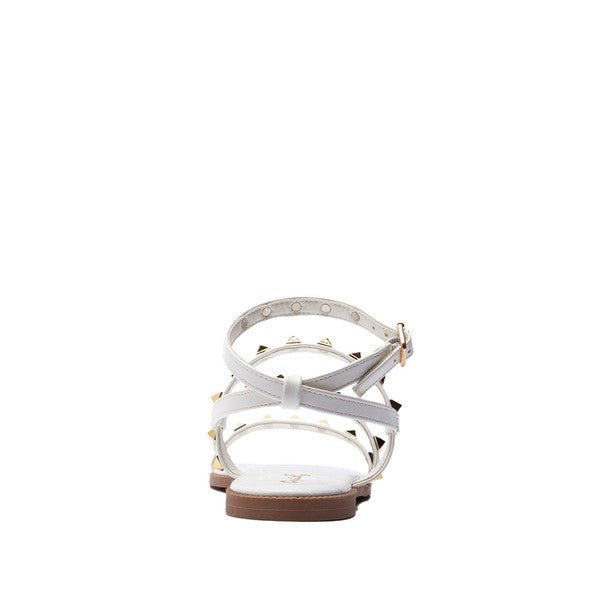 White Strappy Sandal - STYLED BY ALX COUTURESHOES