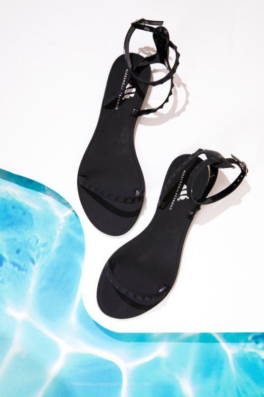 Women's Aria Matte Black Jelly Sandals - STYLED BY ALX COUTURESandals