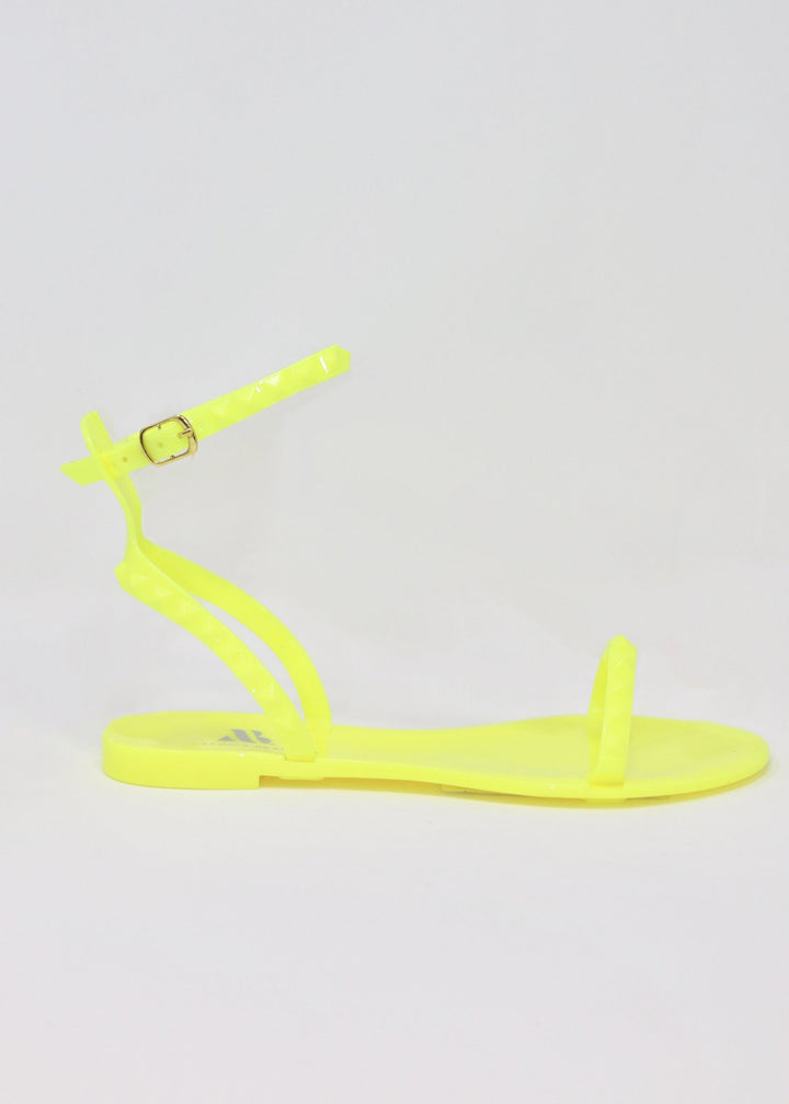 Women's Aria Neon Yellow Sandals - STYLED BY ALX COUTURESandals